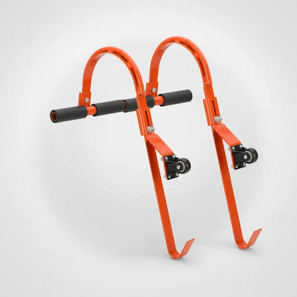 Dachhaken-Paar orange mit Rädern – Atelier Levia