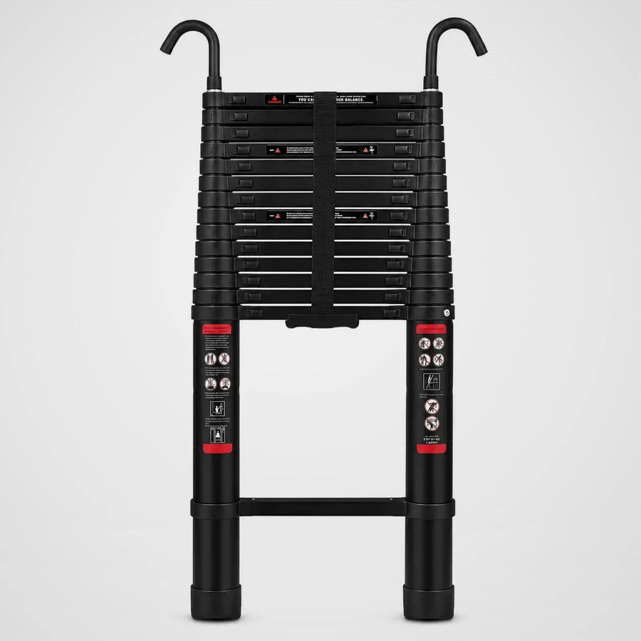 Teleskopleiter 6,2 m Schwarz